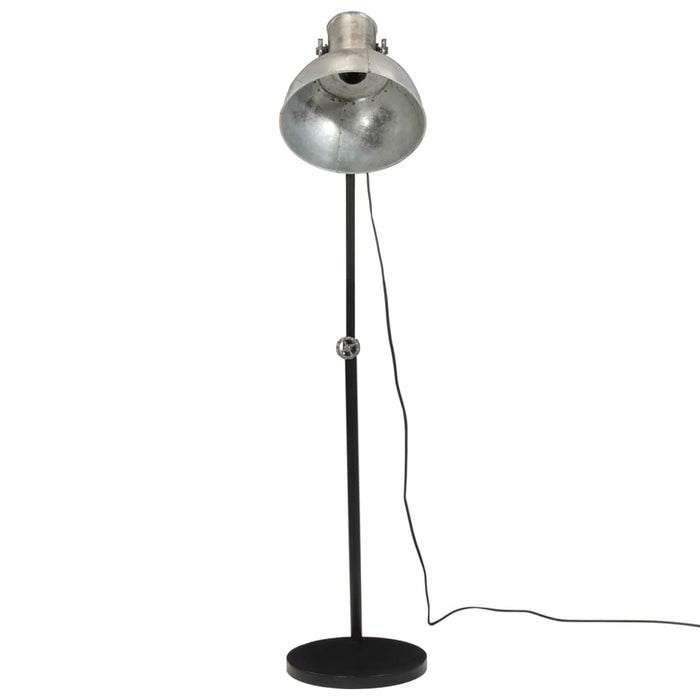 Gulvlampe 25 W vintage sølv 30x30x90-150 cm E27