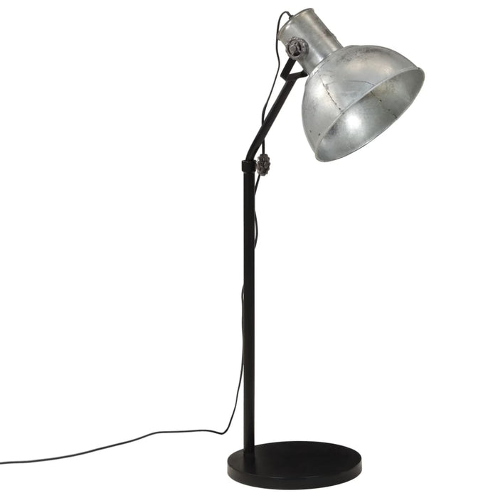 Gulvlampe 25 W vintage sølv 30x30x90-150 cm E27