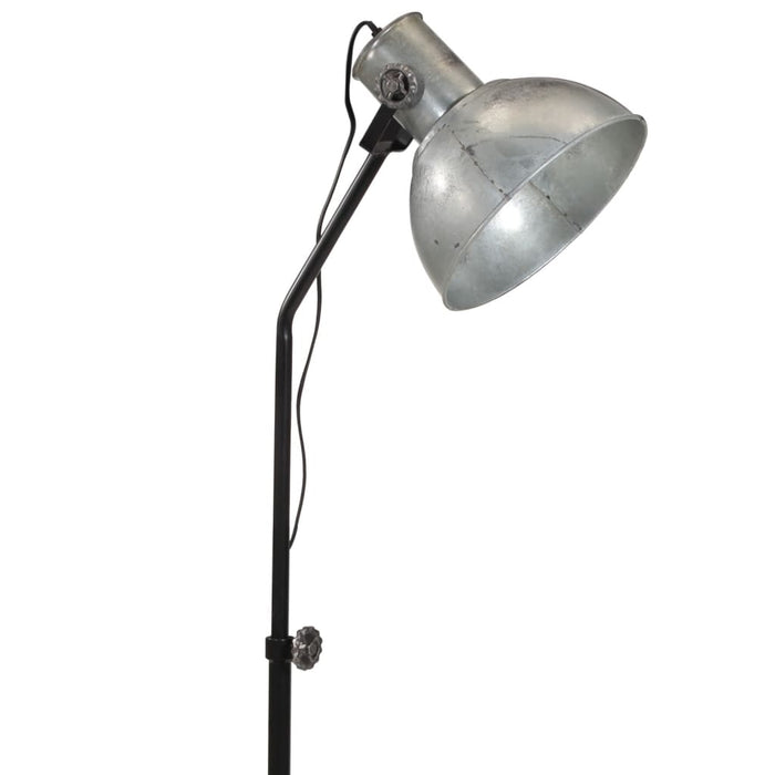 Gulvlampe 25 W vintage sølv 30x30x90-150 cm E27