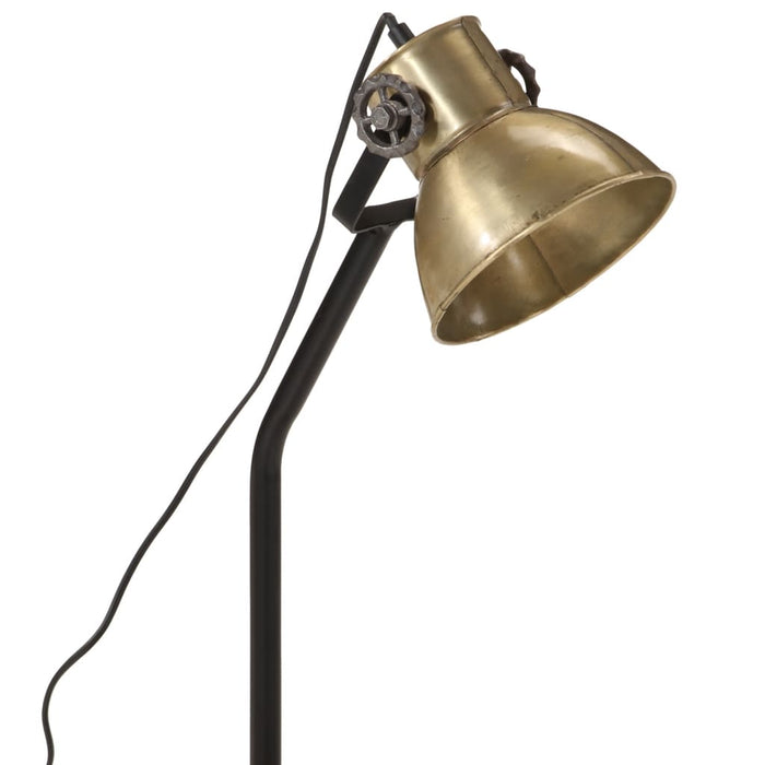 Skrivebordslampe 25 W antikk messing 17x17x60 cm E27