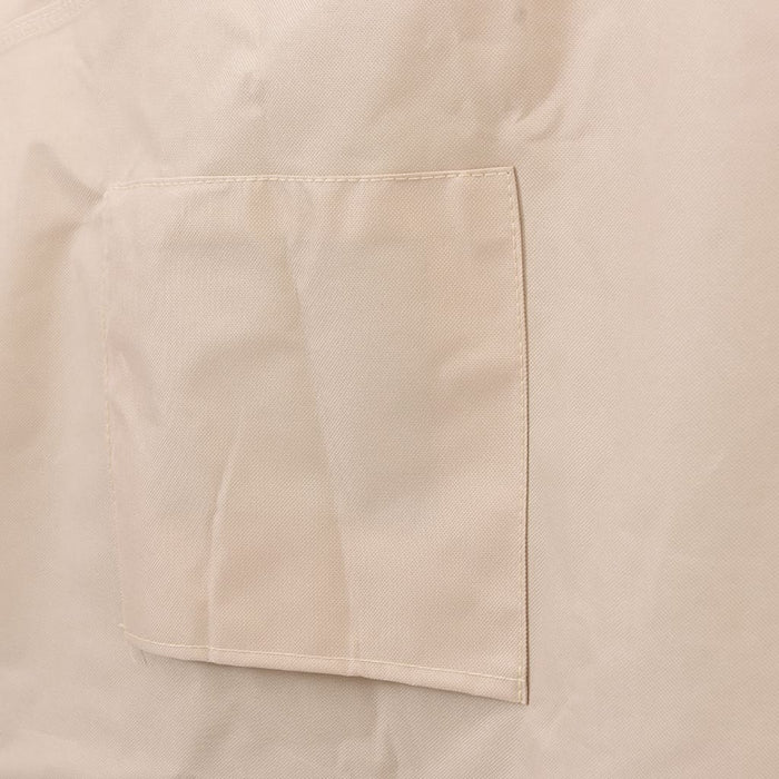 Hagemøbeltrekk beige Ø 183x71 cm 600D oxford