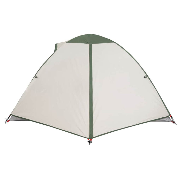 Campingtelt 2 personer grønn 224x248x118 cm 185T taft