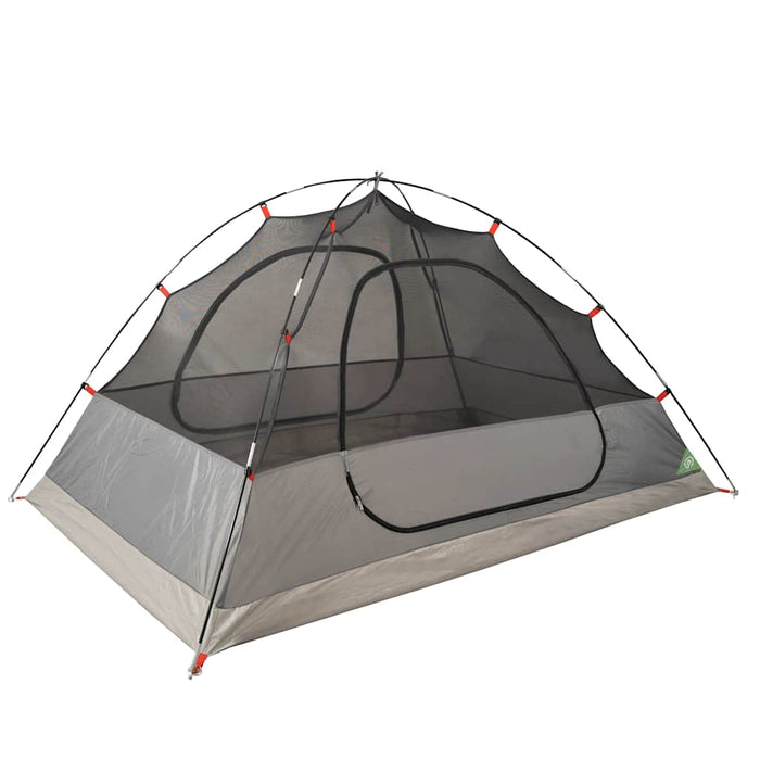 Campingtelt 2 personer grønn 224x248x118 cm 185T taft