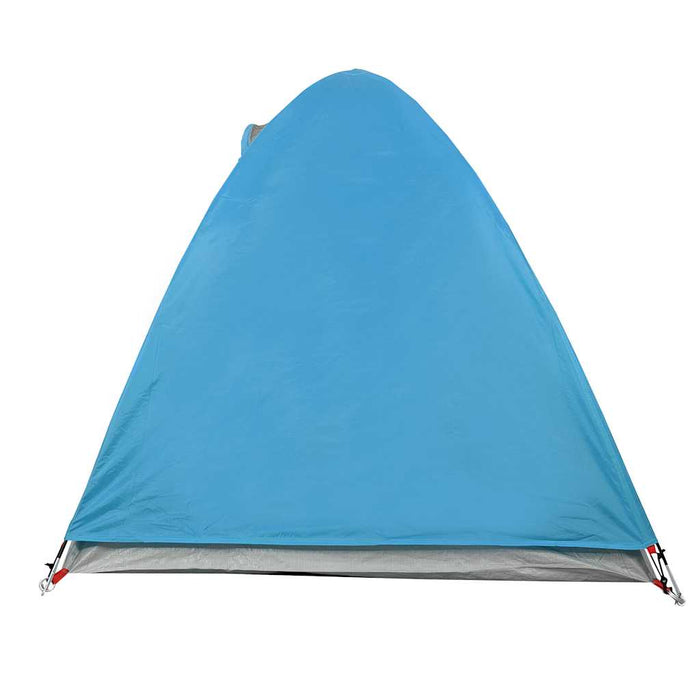 Campingtelt 2 personer blå 254x135x112 cm 185T taft