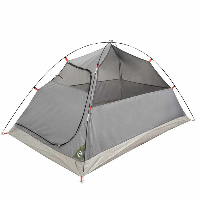 Campingtelt 2 personer grønn 264x210x125 cm 185T taft