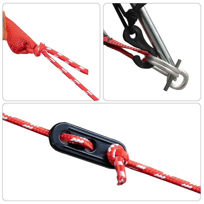 Campingtelt 2 personer grønn 264x210x125 cm 185T taft