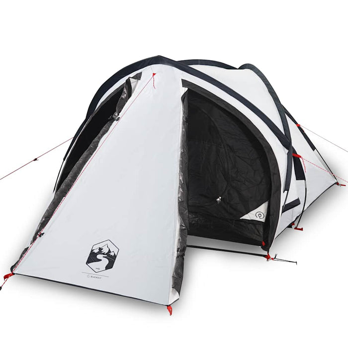 Campingtelt 2 personer hvit 320x140x120 cm 185T taft