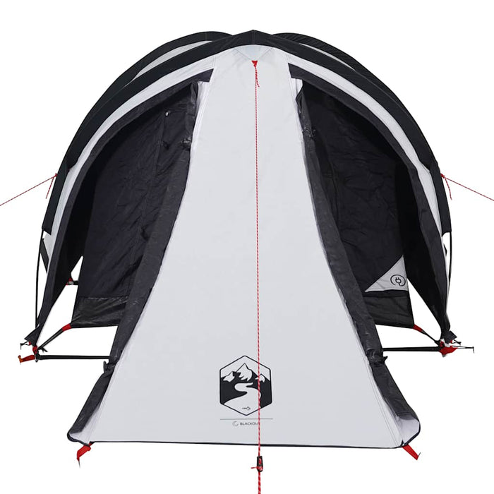 Campingtelt 2 personer hvit 320x140x120 cm 185T taft