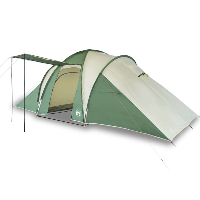Campingtelt 6 personer grønn 576x238x193 cm 185T taft