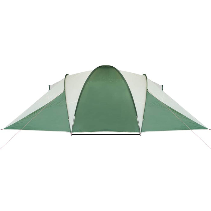 Campingtelt 6 personer grønn 576x238x193 cm 185T taft