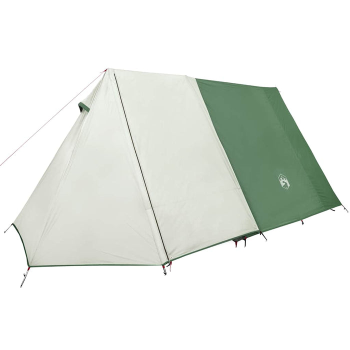 Campingtelt 3 personer grønn 465x220x170 cm 185T taft