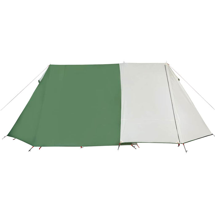 Campingtelt 3 personer grønn 465x220x170 cm 185T taft