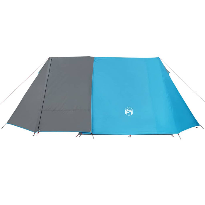 Campingtelt 3 personer blå 465x220x170 cm 185T taft