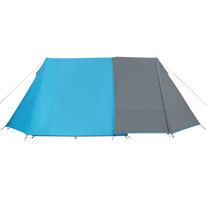 Campingtelt 3 personer blå 465x220x170 cm 185T taft