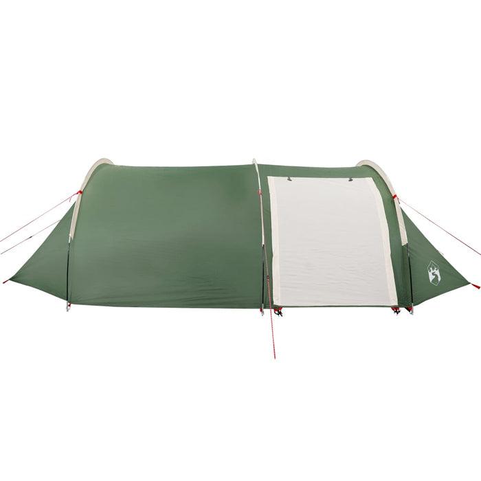 Campingtelt 4 personer grønn 405x170x106 cm 185T taft