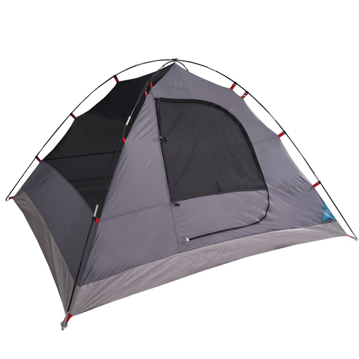 Campingtelt 3 personer blå 240x217x120 cm 190T taft