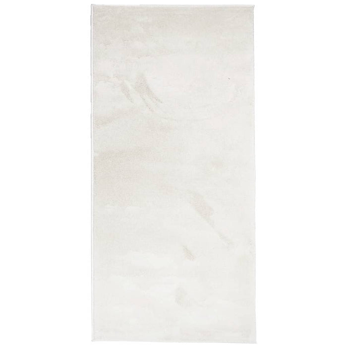 Teppe OVIEDO kort luv beige 100x200 cm