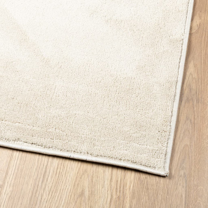 Teppe OVIEDO kort luv beige 100x200 cm