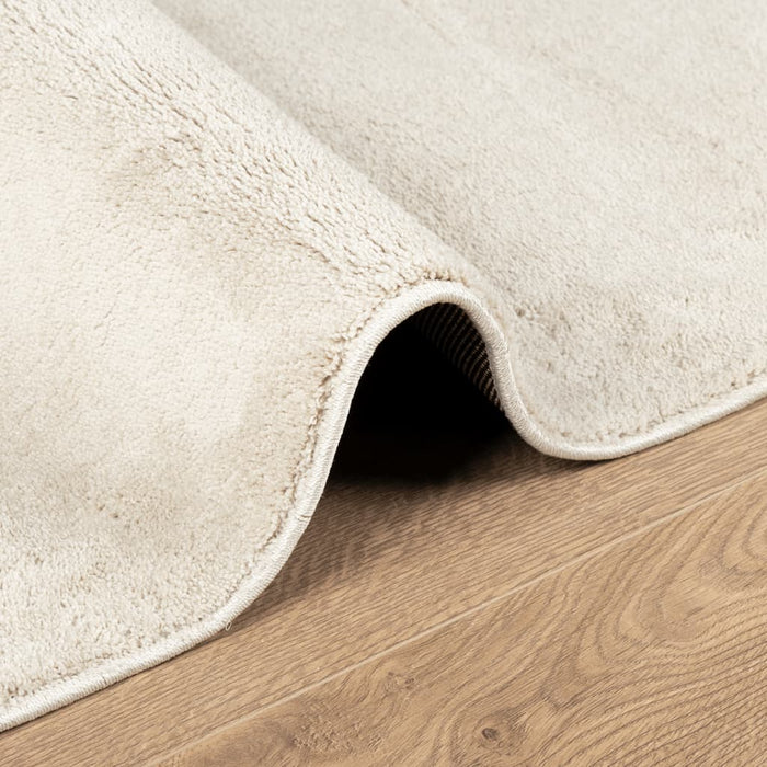 Teppe OVIEDO kort luv beige 100x200 cm