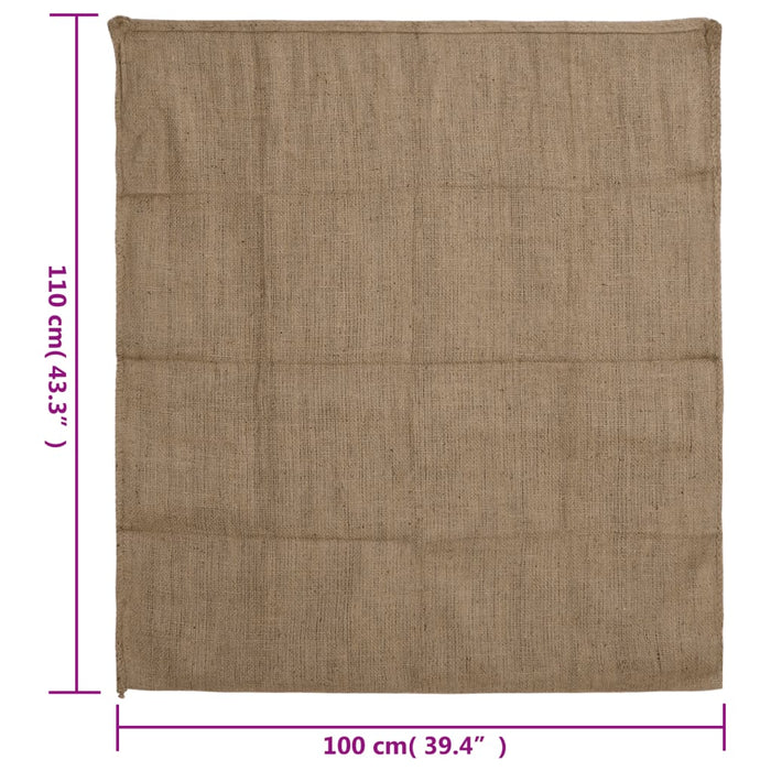 Jutesekker 30 stk 100x110 cm 100% jute 340 gsm