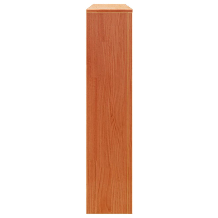 Radiatordeksel voksbrun 108,5x19x84 cm heltre furu