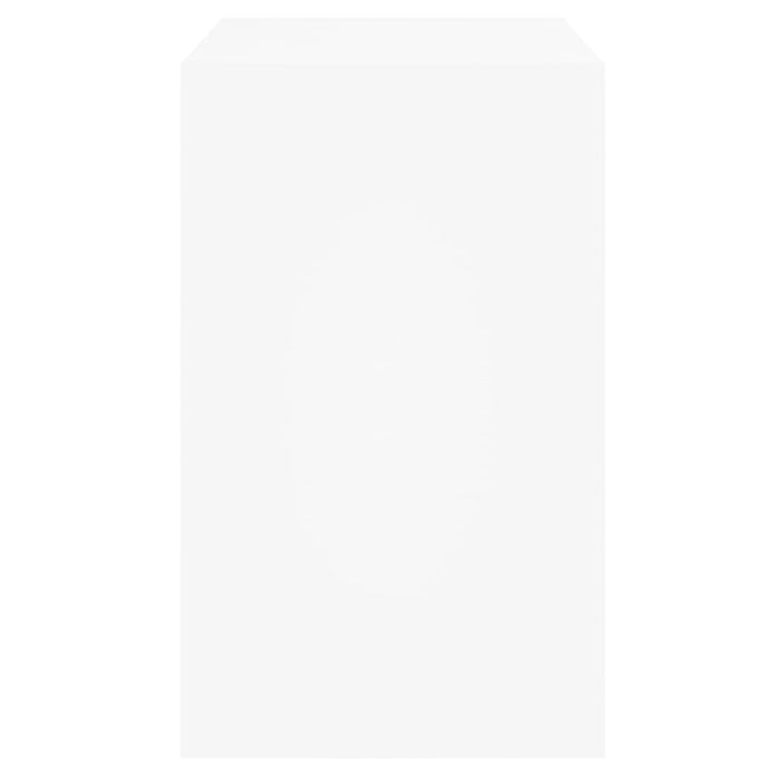 Skoskap hvit 80x42x69 cm konstruert tre