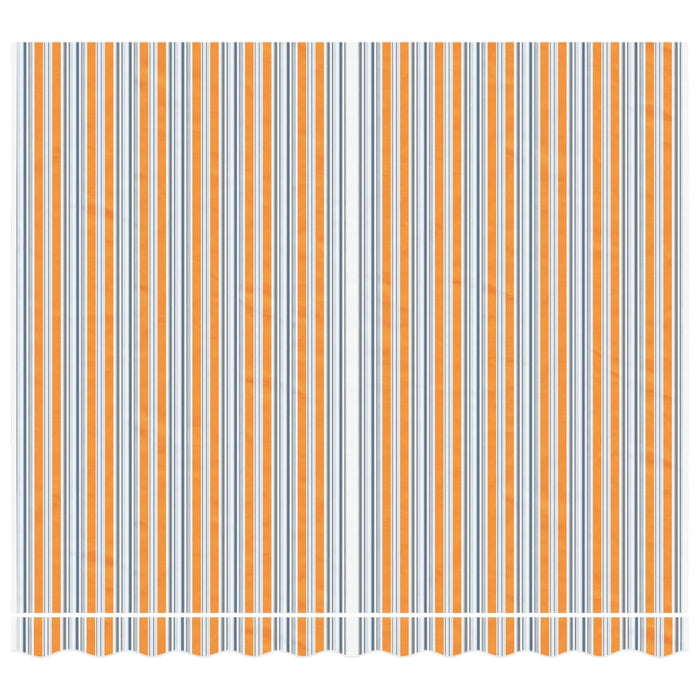 Erstatningsduk for markise flerfarget stripe 3x2,5 m