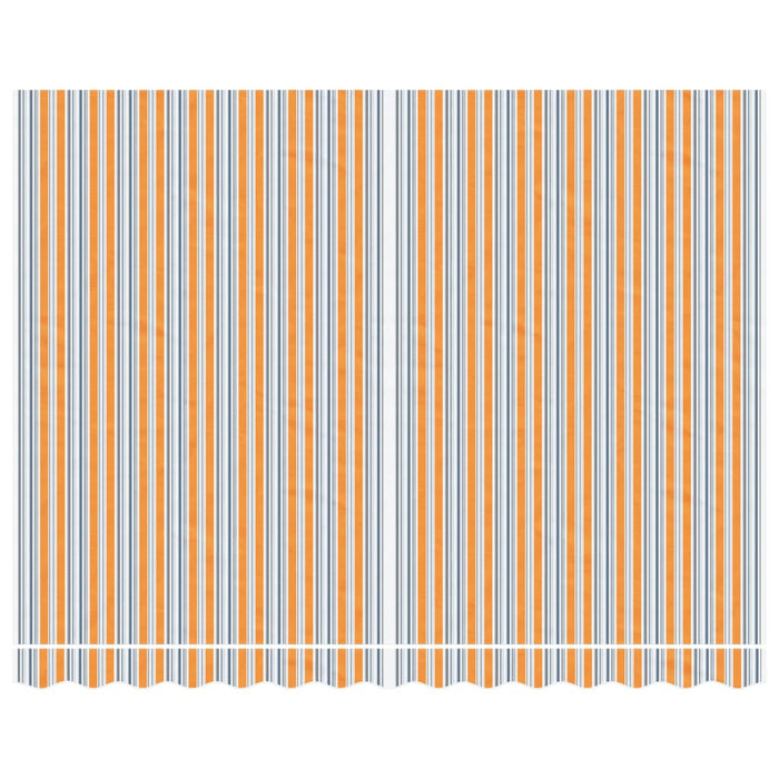 Erstatningsduk for markise flerfarget stripe 3,5x2,5 m