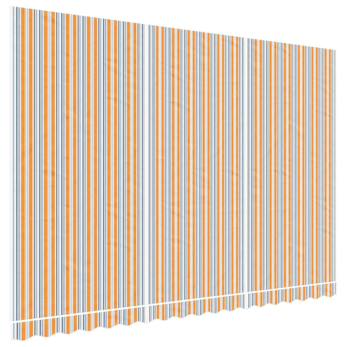 Erstatningsduk for markise flerfarget stripe 4,5x3 m