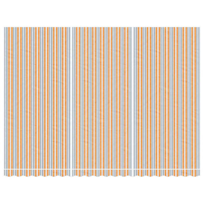 Erstatningsduk for markise flerfarget stripe 5x3,5 m