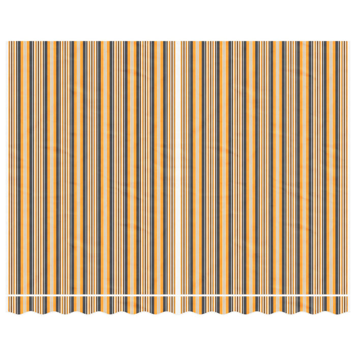 Erstatningsduk for markise flerfarget stripe 3,5x2,5 m