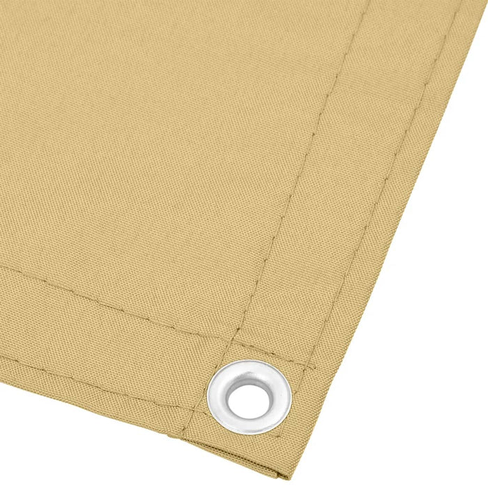 Balkongskjerm sand 90x600 cm 100% polyester oxford