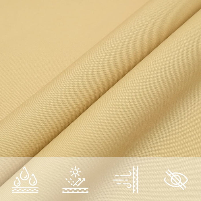 Solseil sand 3x2 m 100% polyester oxford