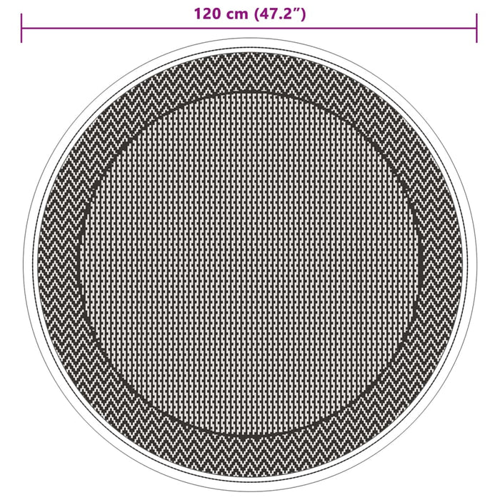 Uteteppe grønn Ø120 cm PP