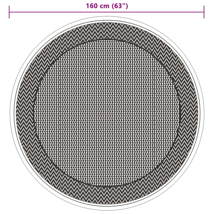 Uteteppe grønn Ø160 cm PP