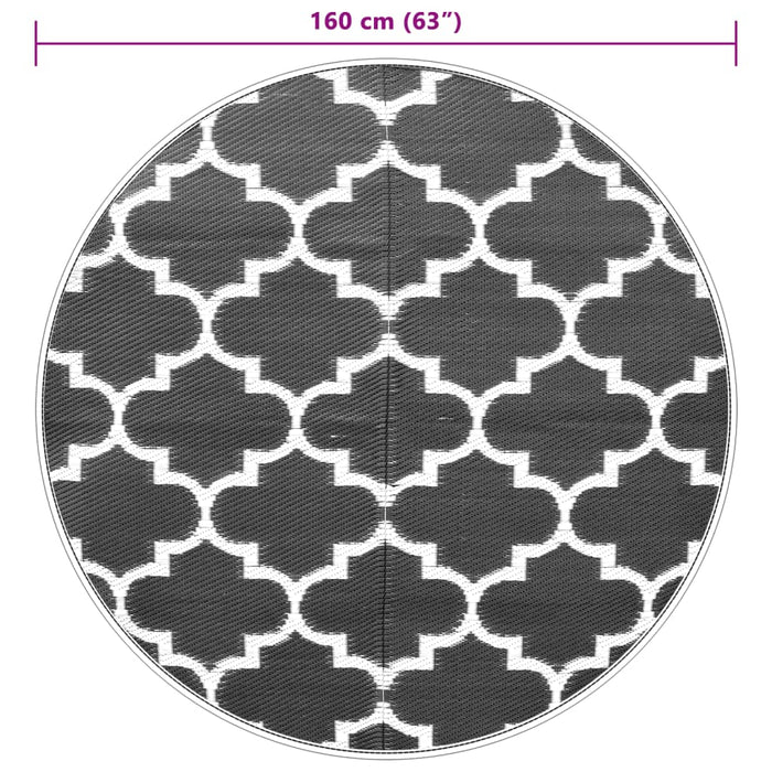 Uteteppe blå Ø160 cm PP