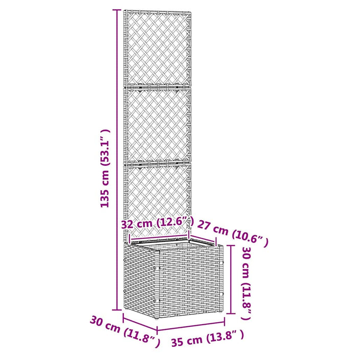 potter og plantekasser Ja Annet Materiale