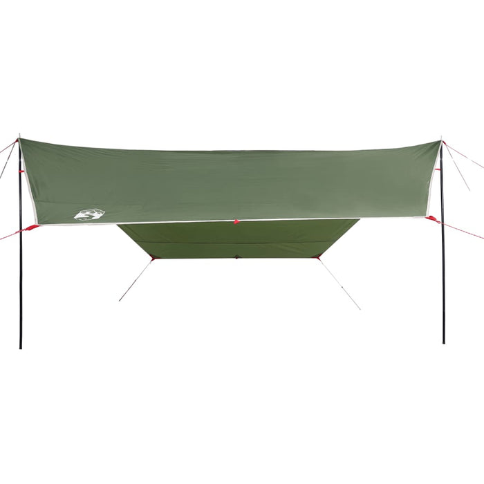 Campingpresenning grønn 430x380x210 cm vanntett