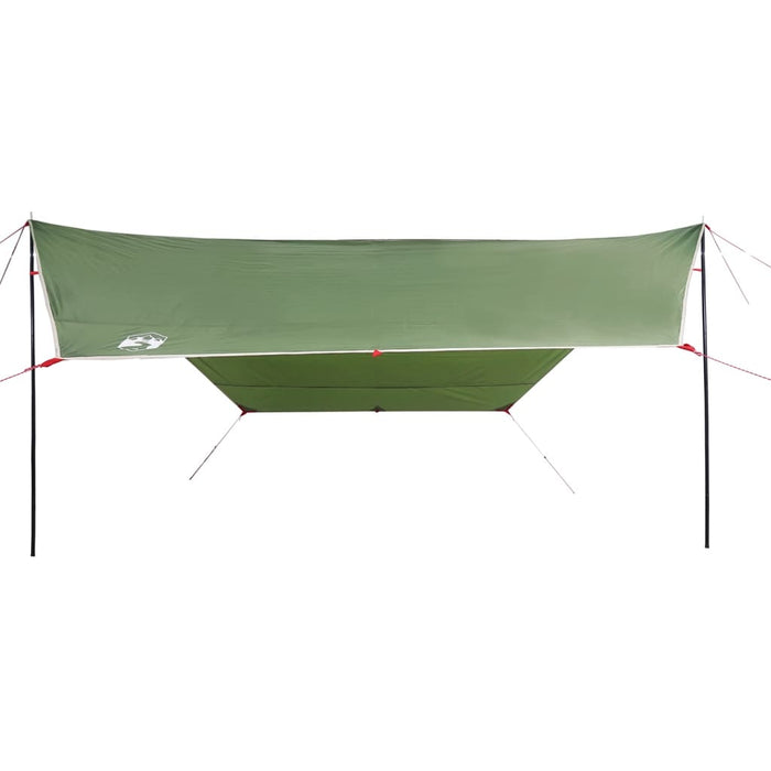 Campingpresenning grønn 430x380x210 cm vanntett