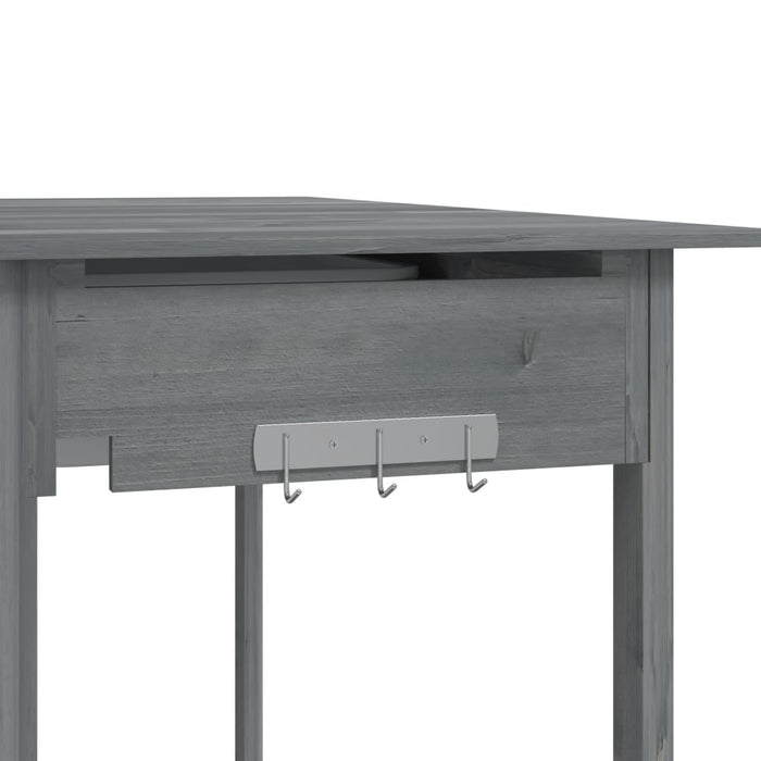 Pottebord med skap 147,5x44x139,5 cm heltre gran