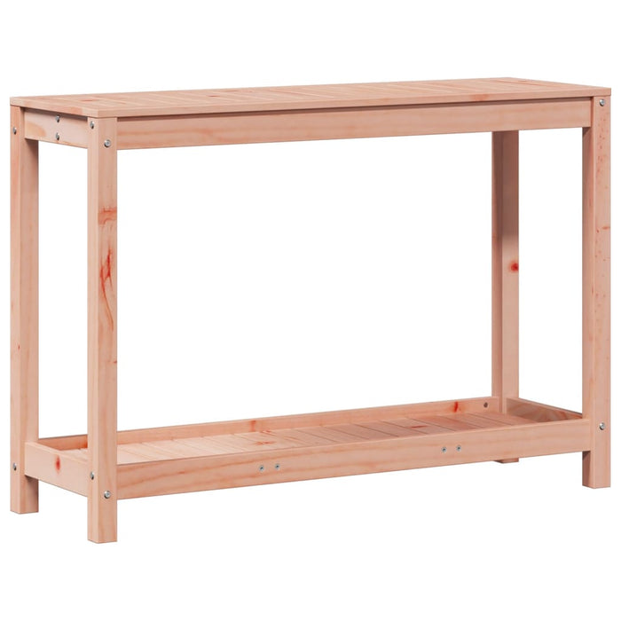 Pottebord med hylle 108x35x75 cm heltre furu