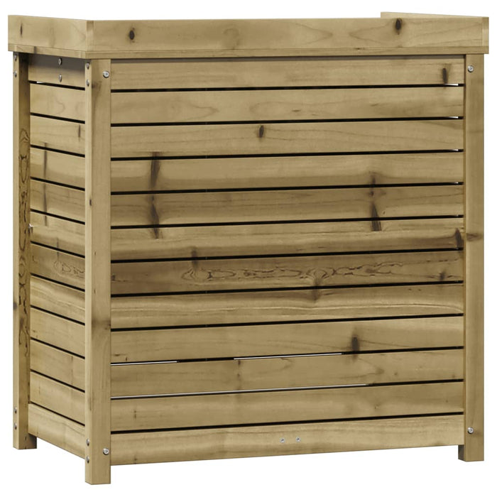 Pottebord med hyller 82,5x50x86,5 cm impregnert furu