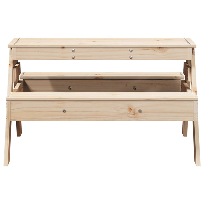 Piknikbord for barn 88x97x52 cm heltre furu