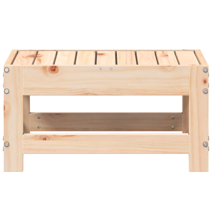 Hagefotskammel 62x30x32 cm heltre furu