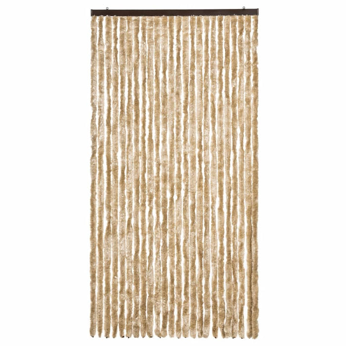 Fluegardin beige 100x200 cm chenille