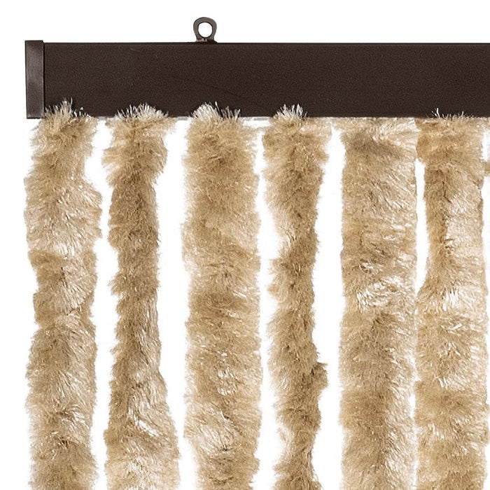 Fluegardin beige 100x230 cm chenille