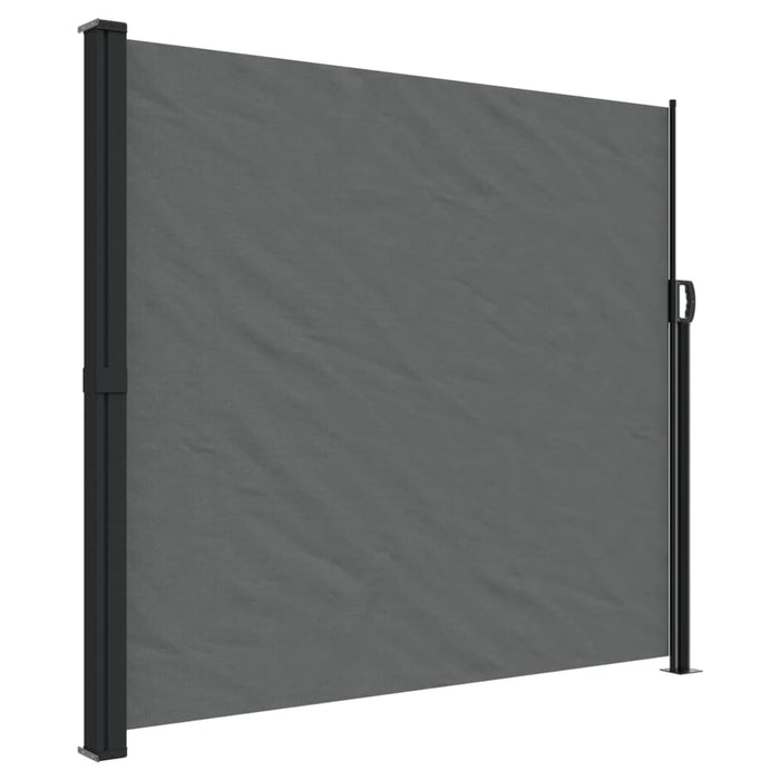 Uttrekkbar sidemarkise 180x600 cm antrasitt