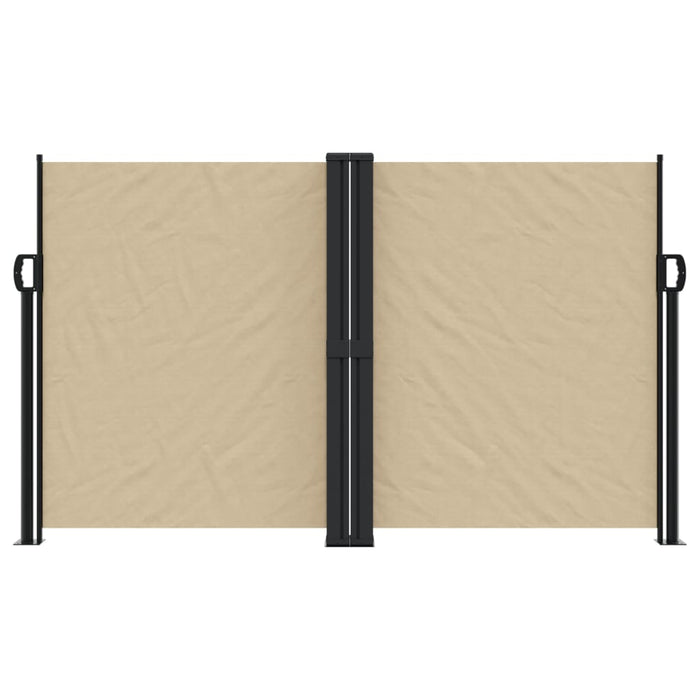 Uttrekkbar sidemarkise 140x1000 cm beige