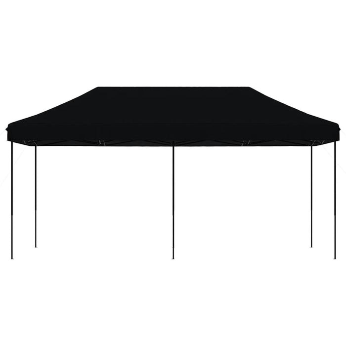 Sammenleggbart partytelt pop-up svart 580x292x315 cm