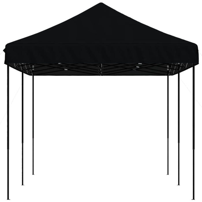 Sammenleggbart partytelt pop-up svart 580x292x315 cm